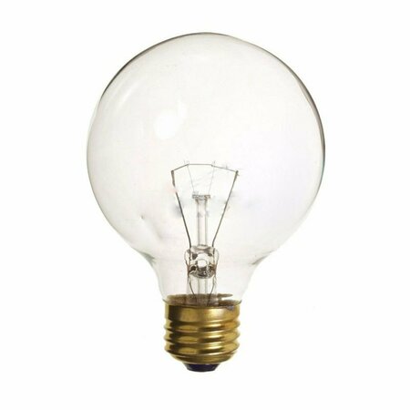 AMERICAN IMAGINATIONS 60W Round Clear G25 Globe Light Bulb AI-37548